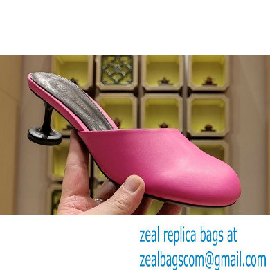 Balenciaga Heel 4.5cm Round toe Mules Pink 2023