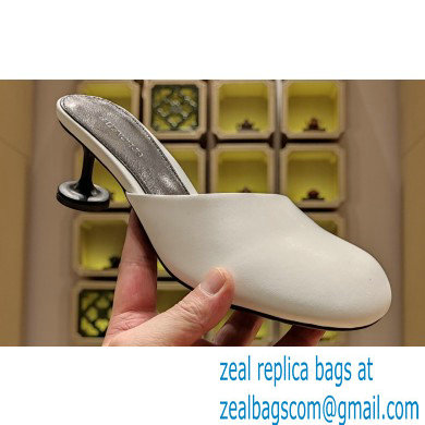Balenciaga Heel 4.5cm Round toe Mules White 2023