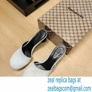 Balenciaga Heel 4.5cm Round toe Mules White 2023