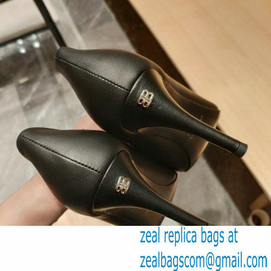 Balenciaga Heel 9cm Back BB Pumps Black 2023 - Click Image to Close