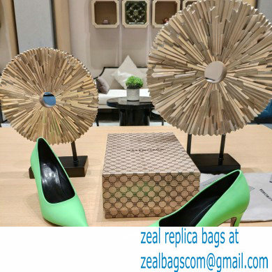 Balenciaga Heel 9cm Back BB Pumps Green 2023