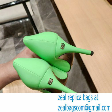 Balenciaga Heel 9cm Back BB Pumps Green 2023