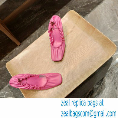 Balenciaga Heel Scrunch Knife leather Pumps Pink 2023