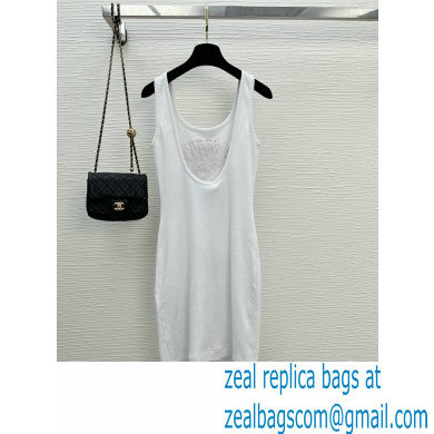 Chanel White long VEST spring 2023