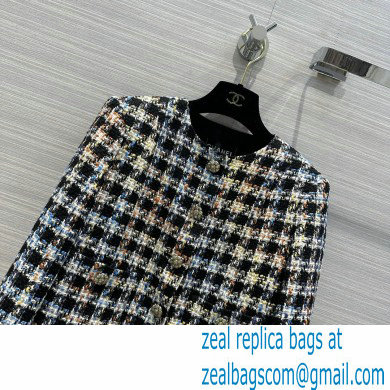 Chanel multicolor tweed jacket spring 2023