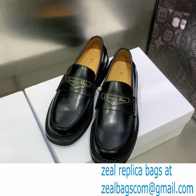 Dior Black Brushed Calfskin boy loafer 2023