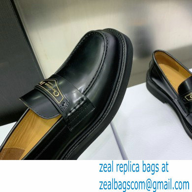 Dior Black Brushed Calfskin boy loafer 2023 - Click Image to Close