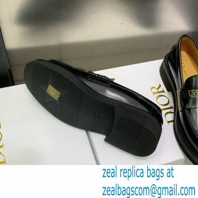 Dior Black Brushed Calfskin boy loafer 2023