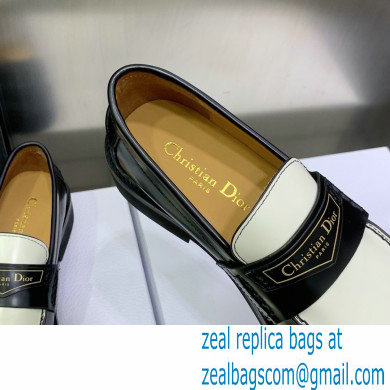 Dior Black/white Brushed Calfskin boy loafer 2023