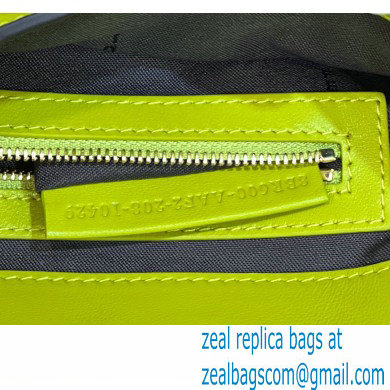 Fendi Nappa Leather Medium Baguette Bag Acid Green 2023