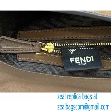 Fendi Nappa Leather Medium Baguette Bag Coffee 2023