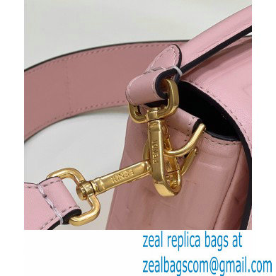 Fendi Nappa Leather Medium Baguette Bag Pink 2023