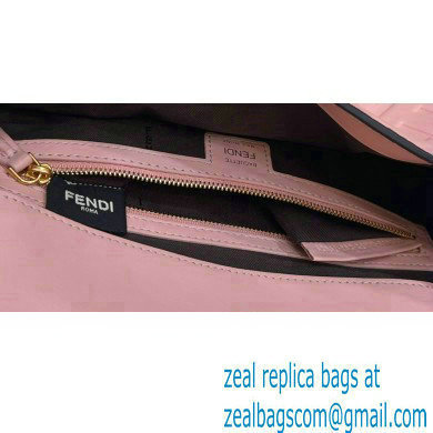 Fendi Nappa Leather Medium Baguette Bag Pink 2023