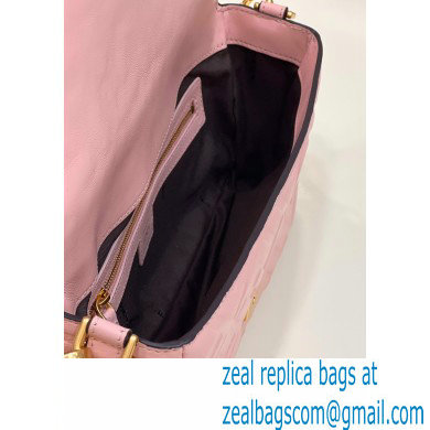 Fendi Nappa Leather Medium Baguette Bag Pink 2023