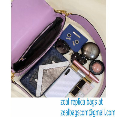Fendi Nappa Leather Medium Baguette Bag Purple 2023