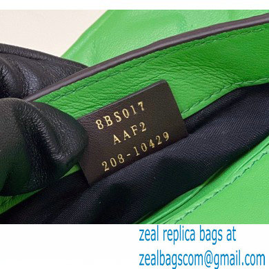 Fendi Nappa Leather Mini Baguette Bag Green 2023