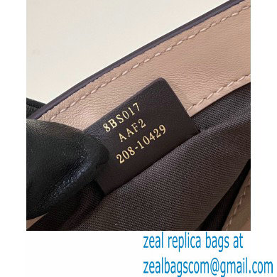 Fendi Nappa Leather Mini Baguette Bag Pale Pink 2023