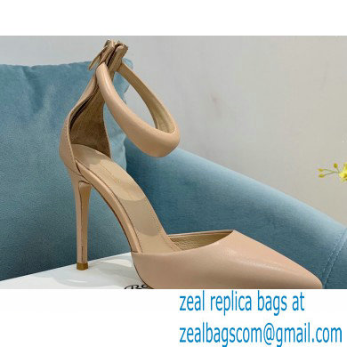 Gianvito Rossi Heel 10.5cm Bijoux Pumps Leather Nude 2023