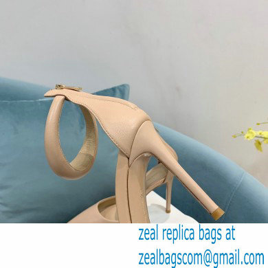 Gianvito Rossi Heel 10.5cm Bijoux Pumps Leather Nude 2023