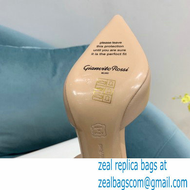 Gianvito Rossi Heel 10.5cm Bijoux Pumps Leather Nude 2023
