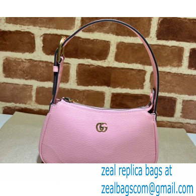 Gucci Aphrodite shoulder bag with Double G 739076 leather Pink