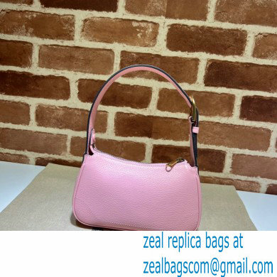 Gucci Aphrodite shoulder bag with Double G 739076 leather Pink