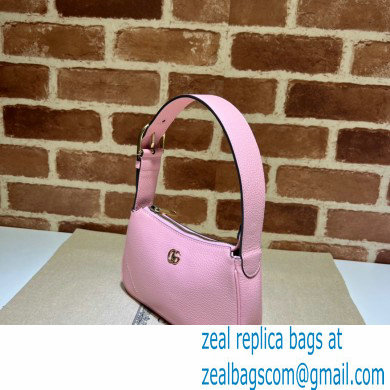 Gucci Aphrodite shoulder bag with Double G 739076 leather Pink