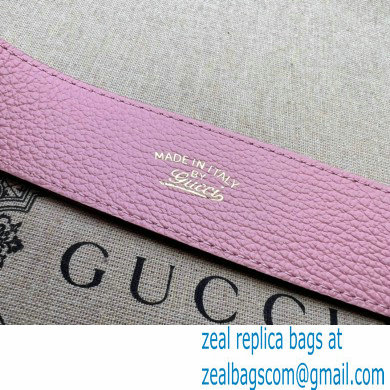 Gucci Aphrodite shoulder bag with Double G 739076 leather Pink - Click Image to Close