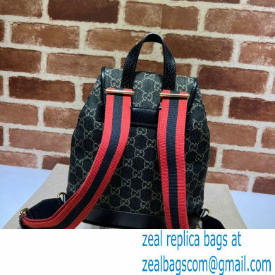 Gucci Backpack bag with Interlocking G 674147 Denim Black 2023