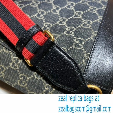 Gucci Backpack bag with Interlocking G 674147 Denim Black 2023