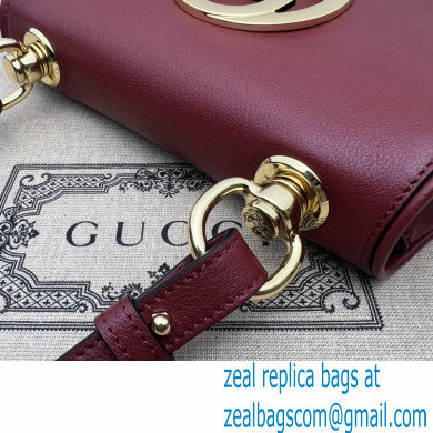 Gucci Blondie mini bag 698643 Leather Red
