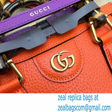 Gucci Diana mini tote bag 702732 orange 2021