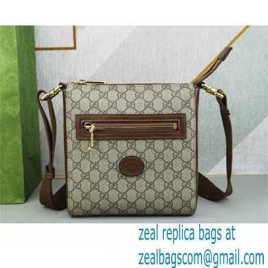 Gucci GG Canvas Messenger Bag 681021 Brown 2022