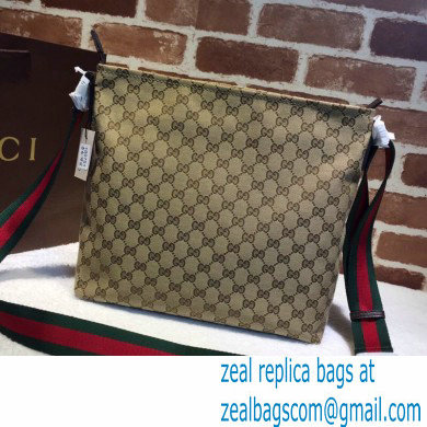 Gucci GG Canvas Messenger Medium Bag 189751 Beige