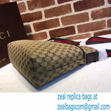 Gucci GG Canvas Messenger Medium Bag 189751 Beige