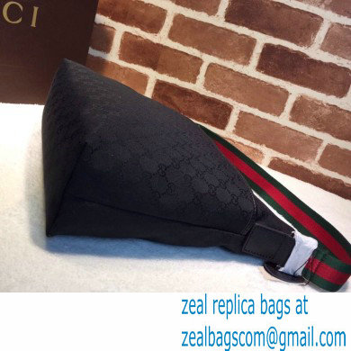 Gucci GG Canvas Messenger Medium Bag 189751 Black