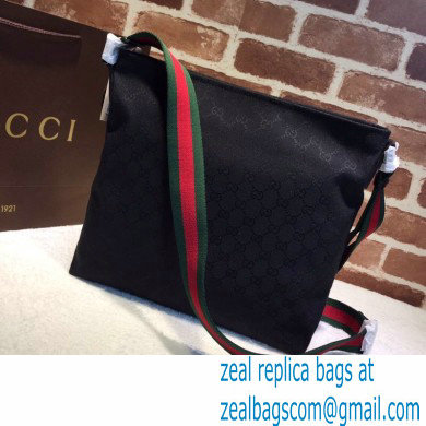 Gucci GG Canvas Messenger Medium Bag 189751 Black