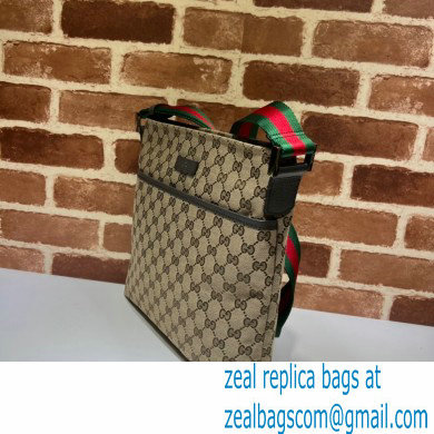 Gucci GG Canvas Messenger Small Bag 189751 Beige