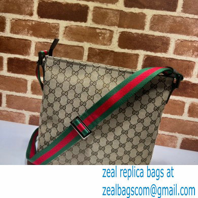 Gucci GG Canvas Messenger Small Bag 189751 Beige