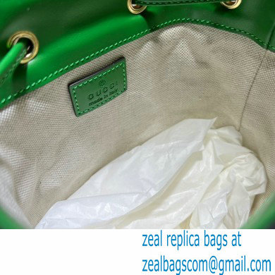 Gucci GG Matelasse bucket bag 728231 Green