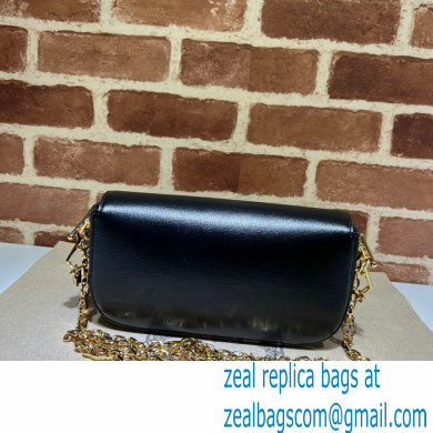 Gucci Horsebit 1955 shoulder bag 735178 Leather Black