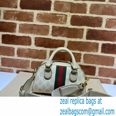 Gucci Ophidia GG mini top handle bag 724606 White