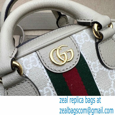 Gucci Ophidia GG mini top handle bag 724606 White