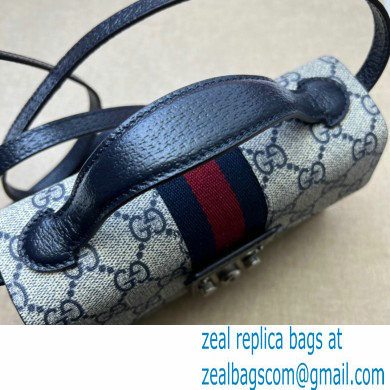 Gucci Padlock Mini Shoulder Bag 652683 GG Blue - Click Image to Close