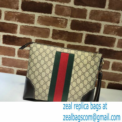 Gucci Web GG Pouch Bag 523603 GG Beige