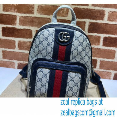 Gucci Web Ophidia GG Small Backpack Bag 547965 GG Blue