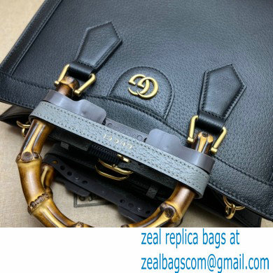 Gucci black leather Diana small tote bag 702721 2022 - Click Image to Close