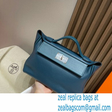 HERMES 24/24 MINI KELLY BAG IN TOGO LEATHER colvert - Click Image to Close