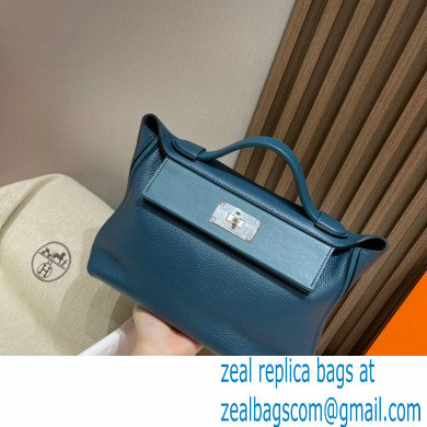 HERMES 24/24 MINI KELLY BAG IN TOGO LEATHER colvert