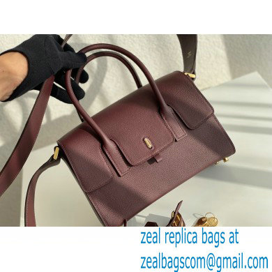 HERMES NEW DRAG 22 BAG BURGUNDY IN EVERCOLOR LEATHER 2023(HANDMADE) - Click Image to Close